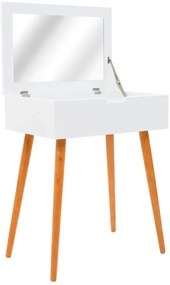 Toaletka w stylu skandynawskim z chowanym lustrem A5-C48