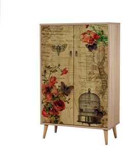 Szafka Mega Sonoma Oak Roses