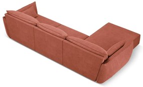 Czerwony narożnik (lewostronny) Vanda – Mazzini Sofas