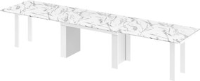 Stół rozkładany do 410 cm Magro marmur połysk Hubertus