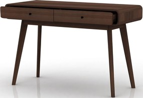 Biurko w dekorze orzecha 50x120 cm Cassie – Støraa