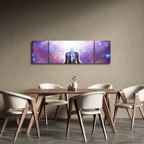 Obraz - Łączenie się z wszechświatem (170x50 cm)