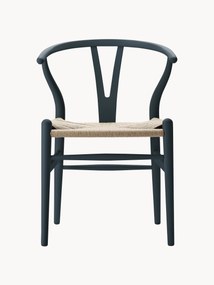 Krzesło z drewna z ręcznie plecionym siedziskiem CH24 Wishbone Chair