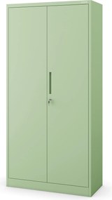 Socjalna szafa ubraniowa Dawid Fresh Style 90x45x185 cm pastelowy zielony