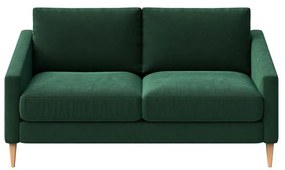 Ciemnozielona aksamitna sofa 170 cm Karoto – Ame Yens