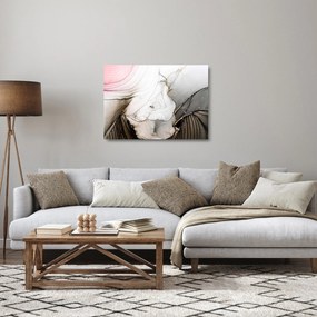 Obraz na szkle - Atrament marmurkowy (70x50 cm)