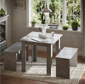 Stół jadalny beton 80x80x73 sentio