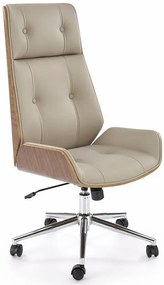 Nowoczesny beżowy fotel biurowy obrotowy T9-M55