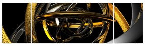 Obraz nowoczesnej abstrakcji (170x50 cm)