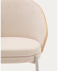 Kremowo-naturalne krzesło Eamy – Kave Home