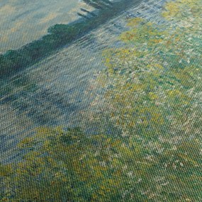 Obraz - Claude Monet, Banks of the Seine, reprodukcje (70x50 cm)