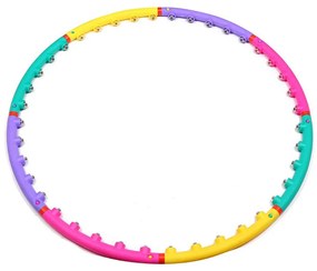 Kolorowe koło hula hoop, 98 cm