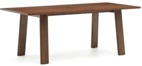Rozkładany stół z dodatkowym blatem z blatem w dekorze orzecha 95x200 cm Arlen – Kave Home