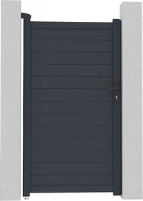 Furtka aluminiowa "Marc" - 101.2 x 180.9 cm - Szara