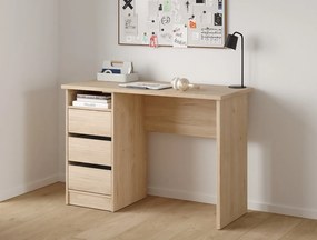 Biurko młodzieżowe z szufladami Function Plus 110, kolor jackson hickory