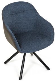 Zestaw krzeseł obiadowych z mechanizmem powrotnymDCH-Y1143 BLUE2, 2 szt.