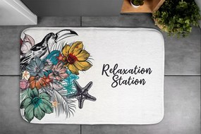 Dywanik pod prysznic Dywanik pod prysznic Ptaki Kwiaty