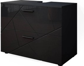 Szafka pod umywalkę antracyt wysoki połysk 80x41x58.6 irma