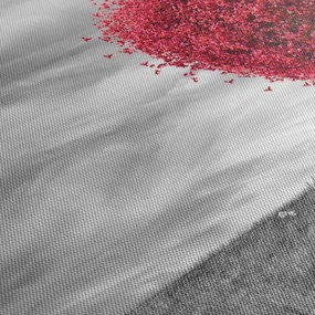 Obraz - serce z koroną drzewa (170x50 cm)