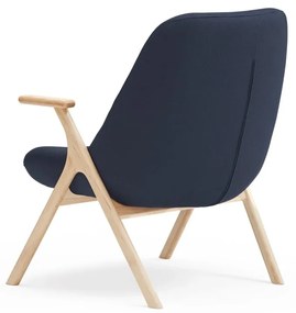 Ciemnoniebieski fotel Dins – Teulat