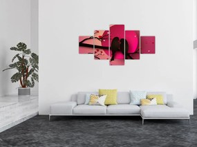Obraz - Zakochane ptaki (125x70 cm)