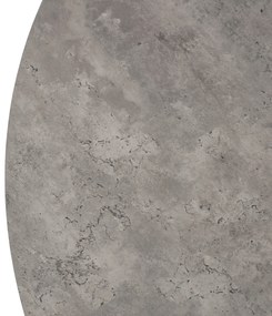 Stół Okrągły Rozkładany LUKAS 100-250 cm Beton Nowoczesny Loft