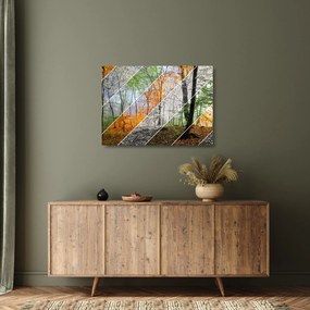 Obraz na szkle - Zmieniające się pory roku (70x50 cm)