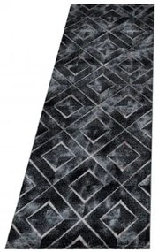 Dywan ekskluzywny Naxos romby brązowy 80 cm x 250 cm