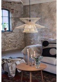 Lampa wisząca z bambusowym kloszem ø 57 cm Duplici – Markslöjd