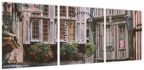 Obraz - Naleśnikarnia (z zegarem) (90x30 cm)