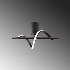 Czarna lampa sufitowa LED ø 7 cm Likma – Opviq lights