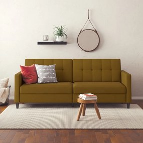 Żółta rozkładana sofa 82 cm Hartford – Støraa