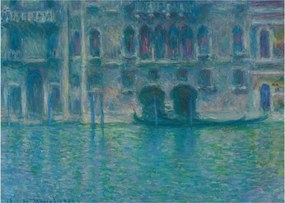 Obraz na szkle - Claude Monet, Palazzo da Mula, Venice, reprodukcje (70x50 cm)