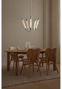 Stalowa lampa wisząca w kolorze srebra ze szklanym kloszem ø 69 cm Lemon Squeeze – UMAGE