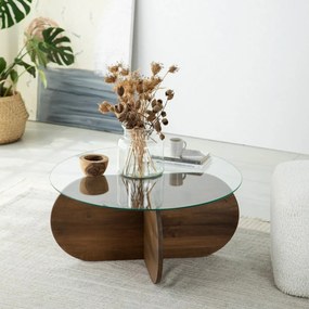 Stolik konferencyjny Bubble Walnut