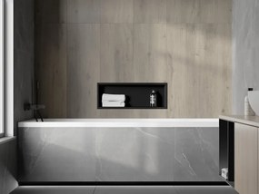 Mexen X-Wall-R półka wnękowa z kołnierzem 60 x 20 cm, czarna - 1970602010