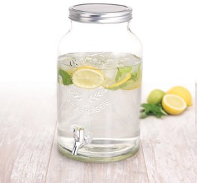 Słój z kranem i pokrywą - dystrybutor napojów, 5,5 l