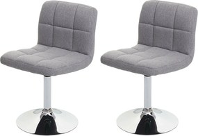 Krzesło do jadalni Cadiz (zestaw 2 sztuk),  jasnoszary