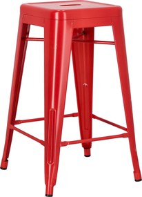 Stołek barowy Paris insp. Tolix 66 cm kolorowy