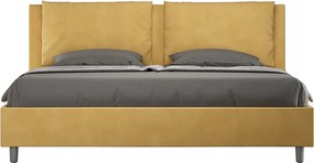 Łóżko bez stelaża tapicerowane 180x210 microfibra Okra Antea