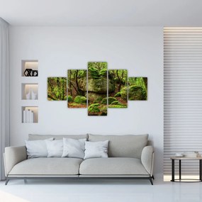 Obraz magicznego lasu (125x70 cm)
