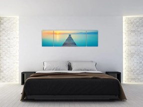 Obraz - Molo do nieskończoności (170x50 cm)