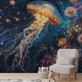 Fototapeta - Magiczna meduza (196x136 cm)