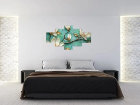 Obraz - 3D magnolie (125x70 cm)