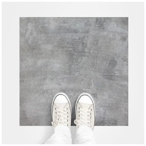 Naklejka na podłogę Ambiance Slab Stickers Waxed Concrete, 60x60 cm