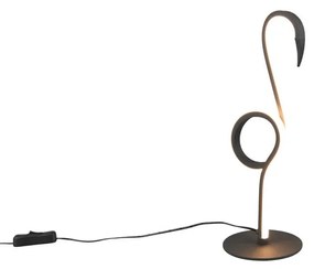 Czarna lampa stołowa LED (wysokość 35 cm) Ingo – Trio