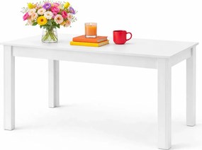 Biały minimalistyczny stół do jadalni E1-P22