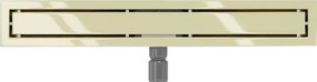 Mexen Flat M13 odpływ liniowy 2w1 70 cm, złoty - 1510070-15