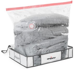 Tekstylny pojemnik do przechowywania ubrań próżniowy/usztywniany 65x50x15,5 cm Life – Compactor