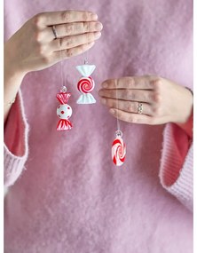 Szklane ozdoby świąteczne wykonane ręcznie zestaw 3 szt. 6 cm Festive – Bloomingville